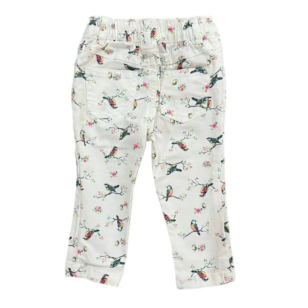 Carter's 12m Colorful Bird & Butterfly Print Pants